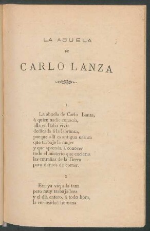 La abuela de Carló Lanza