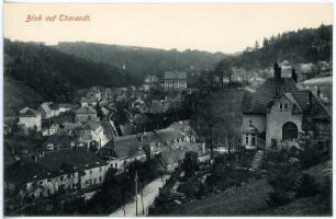 Tharandt. Blick auf Tharandt