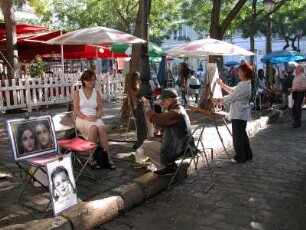 Paris, Montmartre, Maler am Place du Tertre
