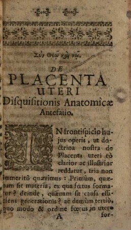 Matthiae Tilingii De placenta uteri disquisitio anatomica