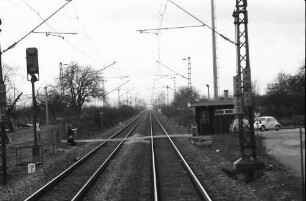 Karlsruhe; Appenweier: Streckenaufnahme vom Führerstand