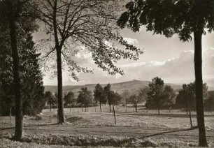 Erzgebirge. Der Schwartenberg östlich von Olbernhau von Norden