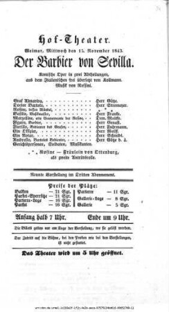 Der Barbier von Sevilla