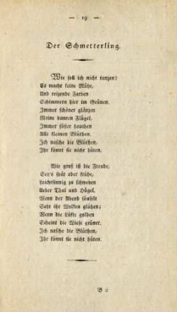 Der Schmetterling