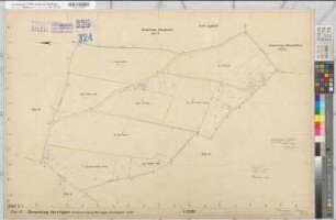 Herringsen (Bad Sassendorf), Brüllingsen (Möhnesee), Flurbereinigung Herringsen-Brüllingsen, Bl.5 Zuteilgskarte Herringsen Flur 5