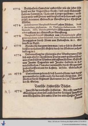 Teutsche Historische Bücher.