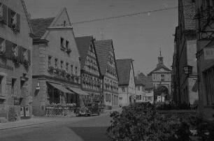 Bechhofen: Hauptstraße mit Stadttor