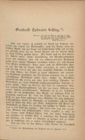 Gotthold Ephraim Lessing