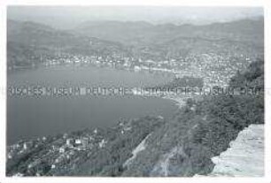 Tessin - Blick auf Lugano / Monte Brè