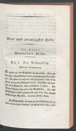 Vier und zwanzigster Heft.