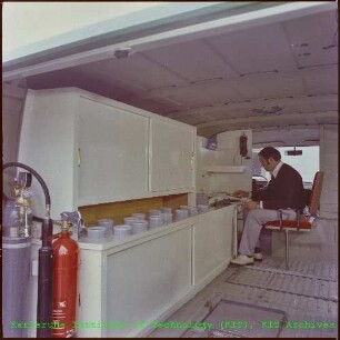 Messwagen des Laboratoriums für Aerosolphysik und Filtertechnik II (LAF II)