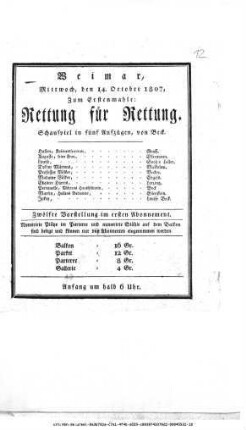 Rettung für Rettung