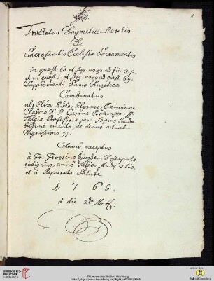Gero Böttinger: De sacramentis