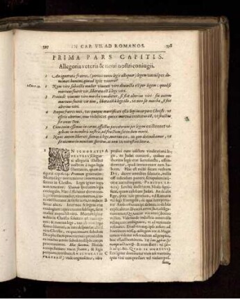 Prima Pars Capitis. Allegoria veteris & novi nostri coniugii