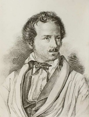 Alexis, Willibald : Bildnis Willibald Alexis (1798-1871, eigentlich Wilhelm Häring, Schriftsteller)