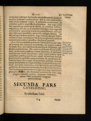 465-480, Secunda Pars Catechismi. Symbolum Fidei.