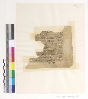 [Evening Offering of Incense] : Fragm. copt. Pischoi Eucholog. 51