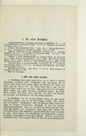 1. Die alten Deutschen