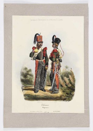 Chasseurs, aus: "Französische Kavallerie"