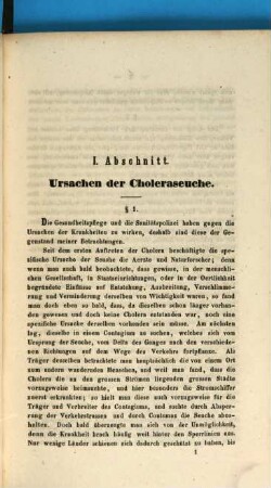 Beiträge zur Staatsgesundheitspflege, 2. Theil. Die asiatische Cholera und die Gesundheitspflege : ein Beitrag zur Erforschung und Bekämpfung dieser neuen Volksseuche