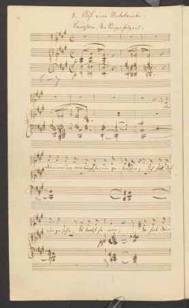Auf eine Unbekannte; V, pf; A-Dur; W A/137.3; op. 5 no. 3