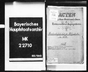 Fürth. Errichtung einer Handwerkerschule für Holzindustrie.