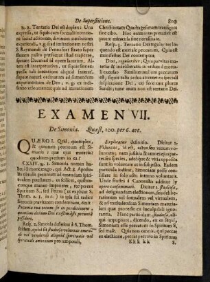 809-819, Quaero I. Quid, quotublex, & quantum peccatum ...