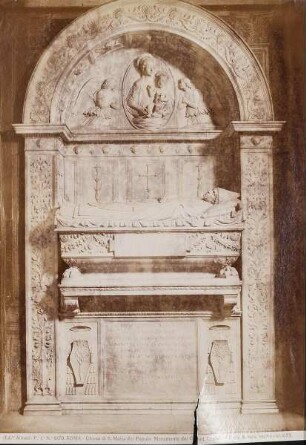 Andrea Bregno: Grabmal Kardinals Cristoforo Della Rovere, S. Maria del Popolo, Rom