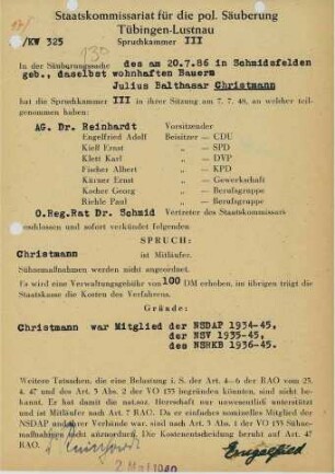 Christmann, Julius Balthasar