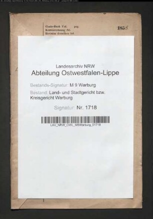 Erblasser: Michels, Johann:
