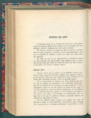 Crónica de arte