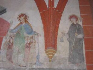 Heilige — Heilige Ursula und heiliger Benedikt