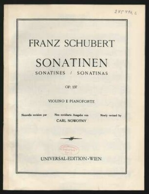Violino, op. 137, No. 1