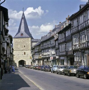 Goslar. Breites Tor. Stadtseite von Westen