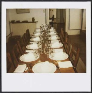Gedeckte Tafel beim Die Zeit-Kochkurs auf Schloss Mahlberg