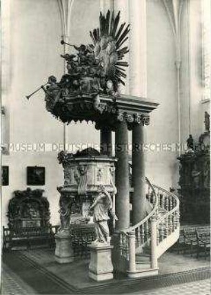 Kanzel der Berliner Marienkirche