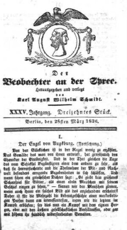 13. Stueck, 28. Maerz 1836