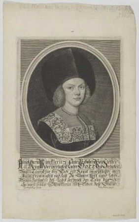 Bildnis der Anna Maria Wincklerin