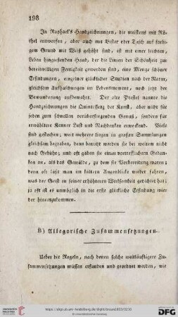 B) Allegorische Zusammensetzungen