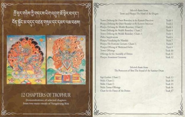 12 Chapters of Trophur. Demonstrations of Selected Chapters From two Main Rituals of Yungdrung Bön