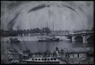 Paris, Segelschiff "Terre Neuve" auf der Seine
