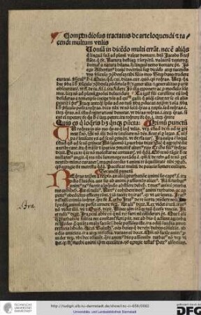 Compendiosus tractatus de arte loquendi et tacendi multum utilis.