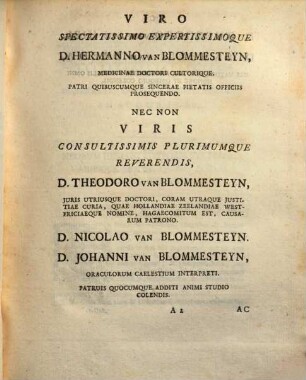 Diss. anat.-physiol. de humorum motu per vasorum sanguineorum humani corporis, systema, variisque modis, quibus eorum fines ultimo terminantur
