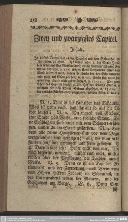 Zwey und zwanzigstes Capitel