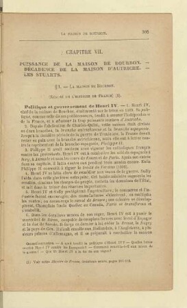 Chapitre VII. Puissance de la maison de Bourbon. - Décadence de la maison d'Autriche. - Les Stuarts