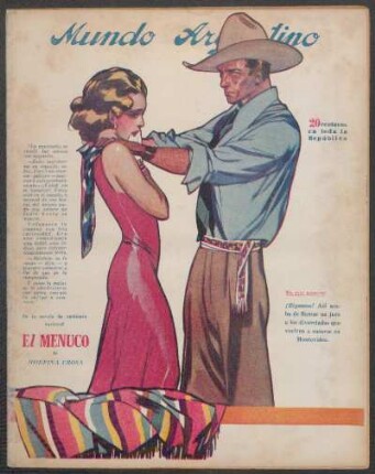 [El gaucho y la mujer] [Dibujo]