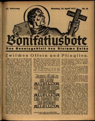 Ausgabe vom Sonntag, den 18. April 1937.
