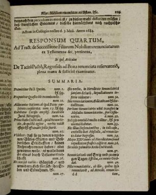 Responsum Quartum [...]