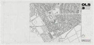Gutachten Otto-Lilienthal-Siedlung (nicht realisiert) – Lageplan. Berlin-Lichterfelde, Schütte-Lanz-Straße 61-65, Lichterfelder Ring 200-220