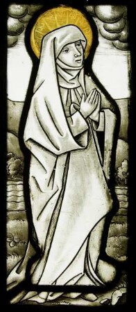 Trauernde Maria aus einer Darstellung der Kreuzigung Christi